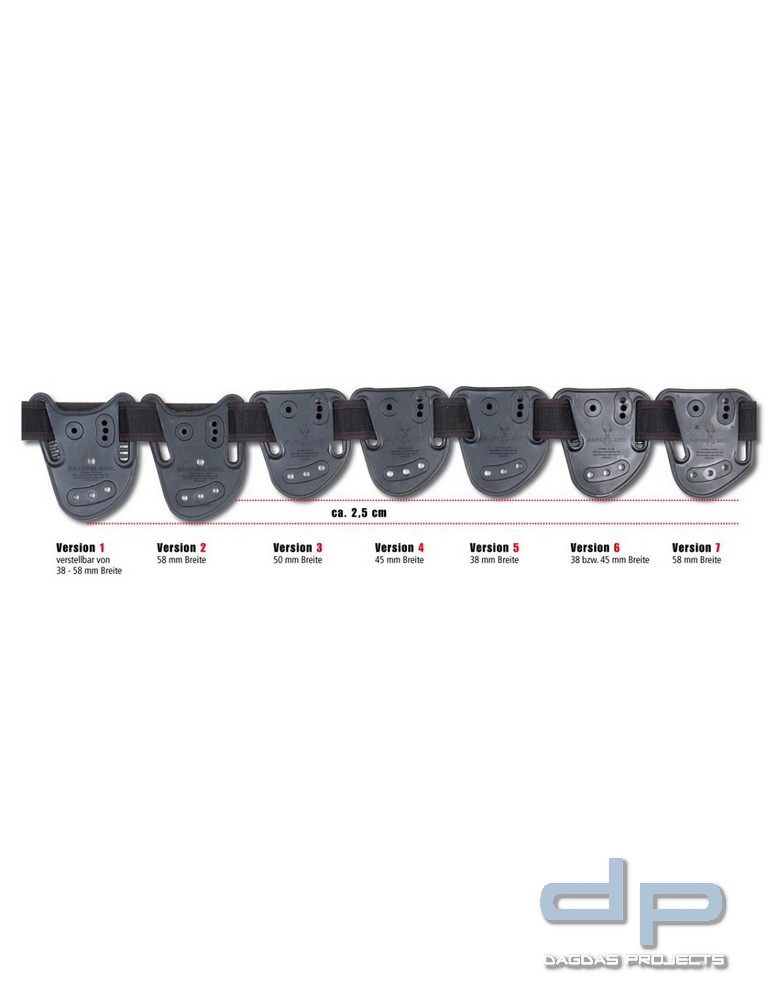BIANCHI® 1007 Gürtelholster, Kunststoff, schwarz