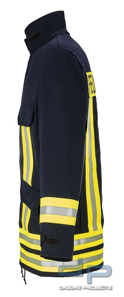 Jacke EN 11612 mit Reflexstreifen 100% Baumwolle