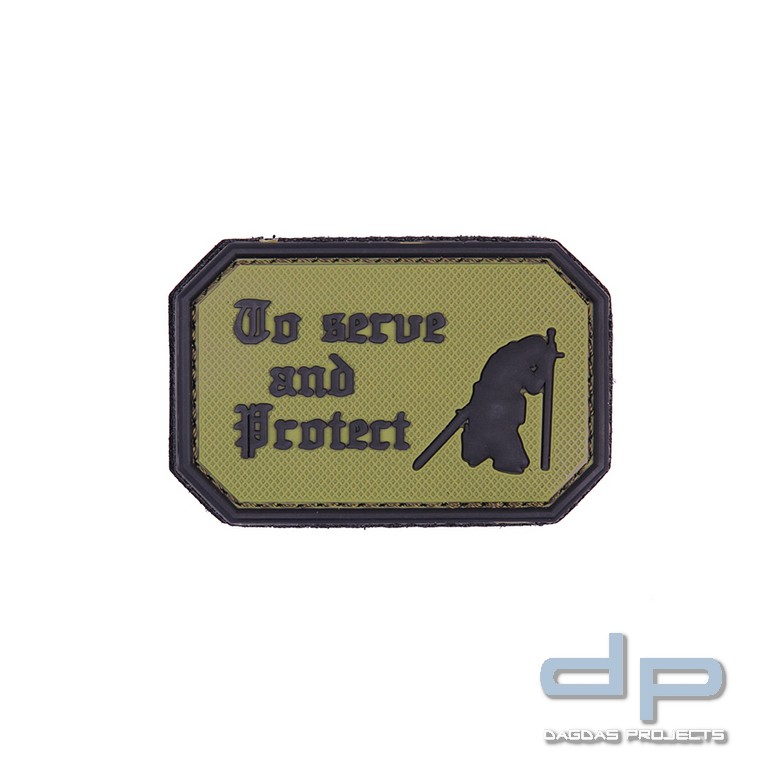 Patch 3D PVC To serve and protect green