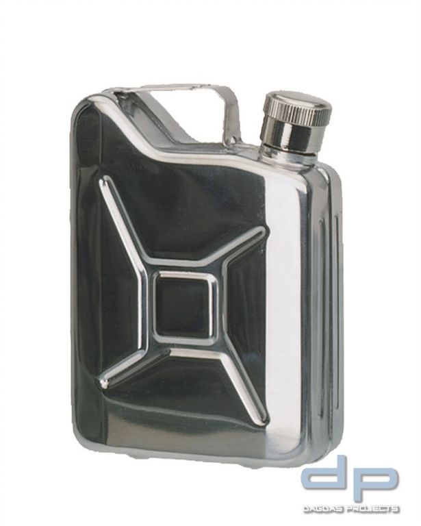 TASCHENFLASCHE JERRY CANS/STEEL 170 ML  5 Stück