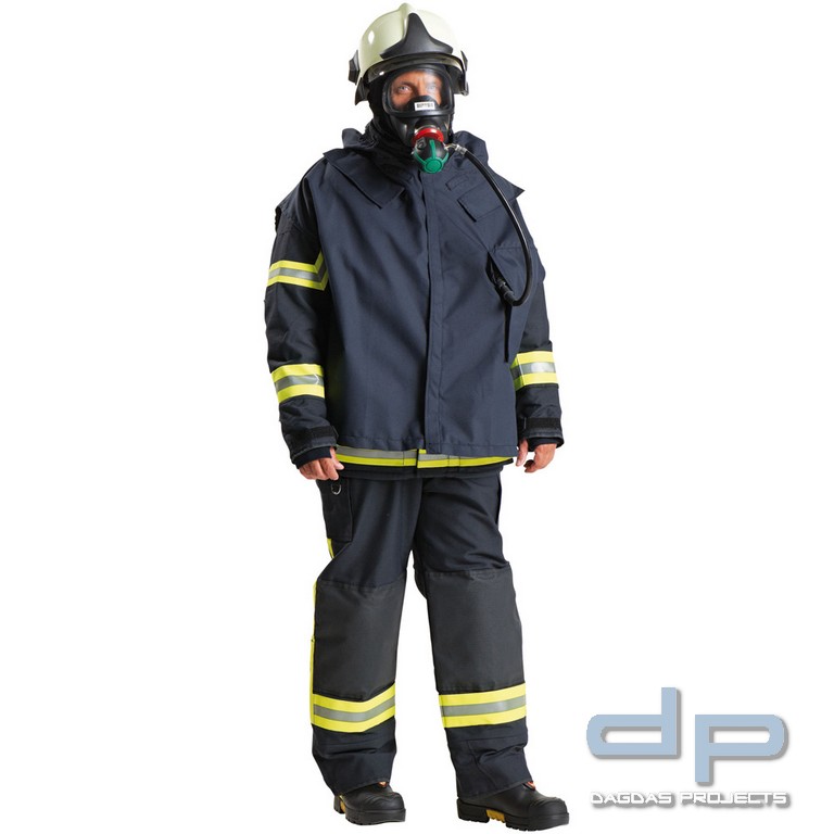 rescue-tec Feuerwehr Schutzponcho, für Heißausbildung, Universalgröße