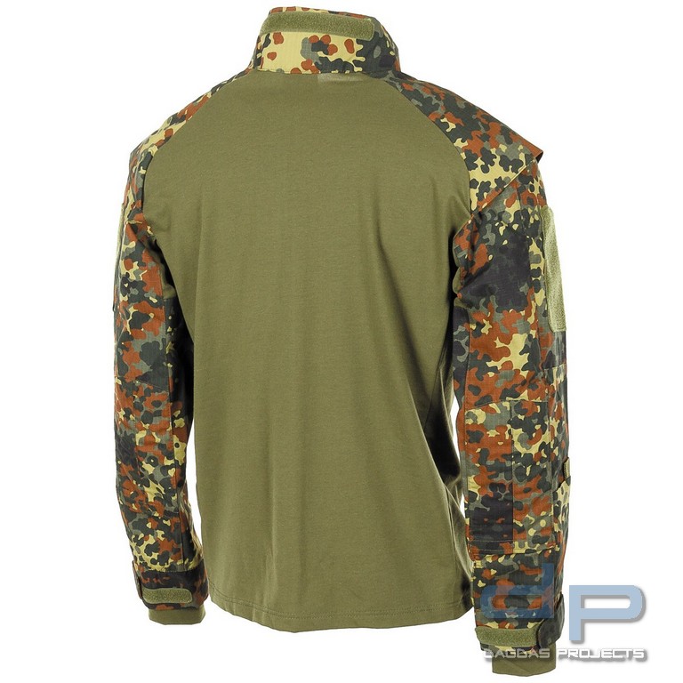 US Tactical Hemd, langarm, flecktarn