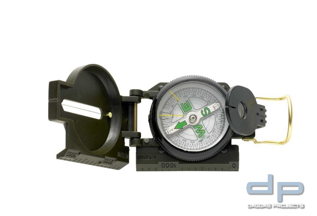 Herbertz Kompass, Kunststoffgehäuse, dunkelgrün