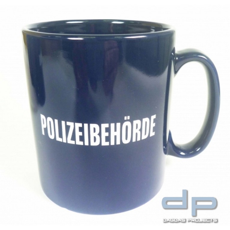 Keramiktasse "POLIZEIBEHÖRDE"