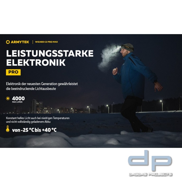 ARMYTEK Multifunktionslampe Wizard C2 Pro inkl. Akku