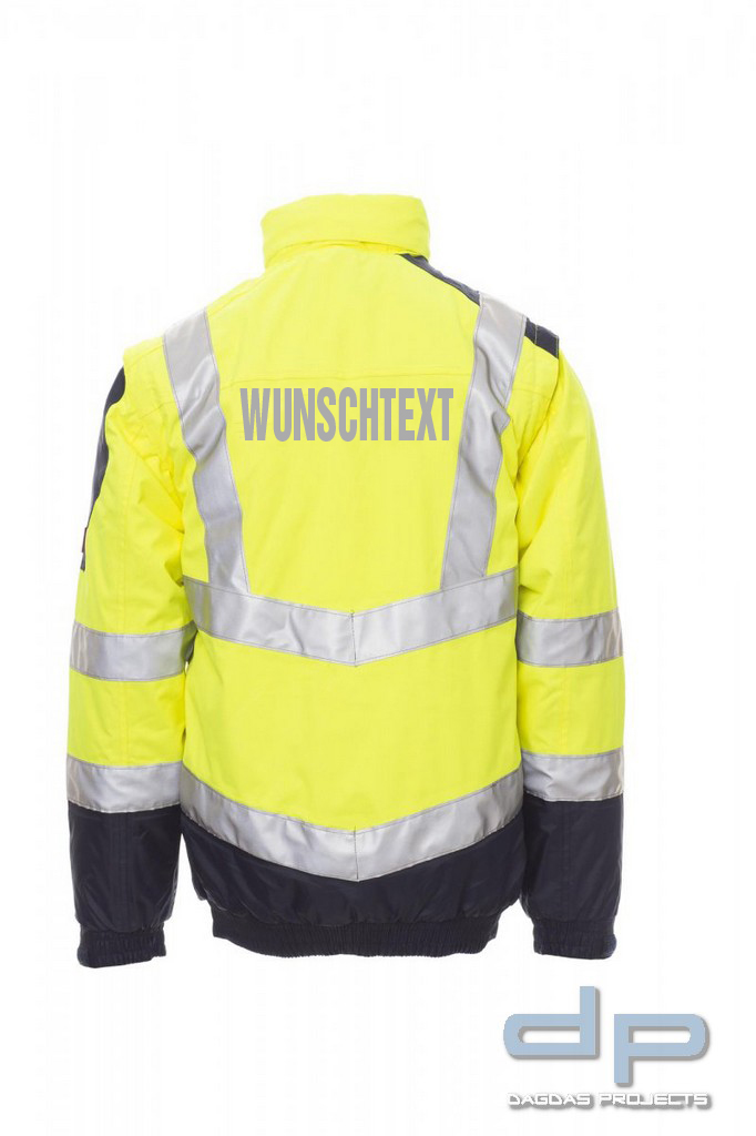 Payper Behörden Warnschutzjacke "INTERSTATE" in verschiedenen Farben mit Aufdruck nach Wunsch