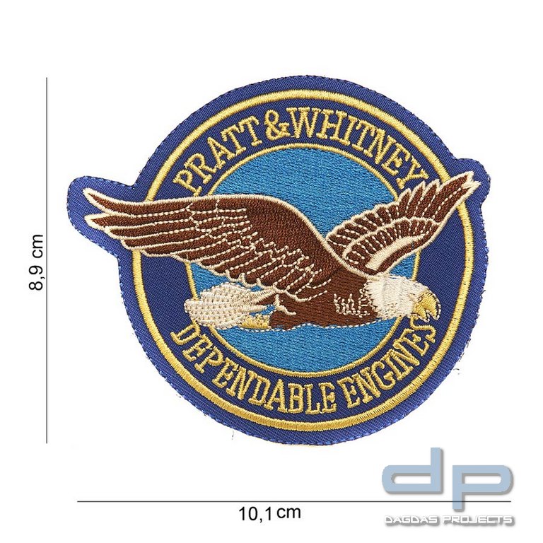 Emblem Stoff Pratt & Whitney Depandable Engines #4005