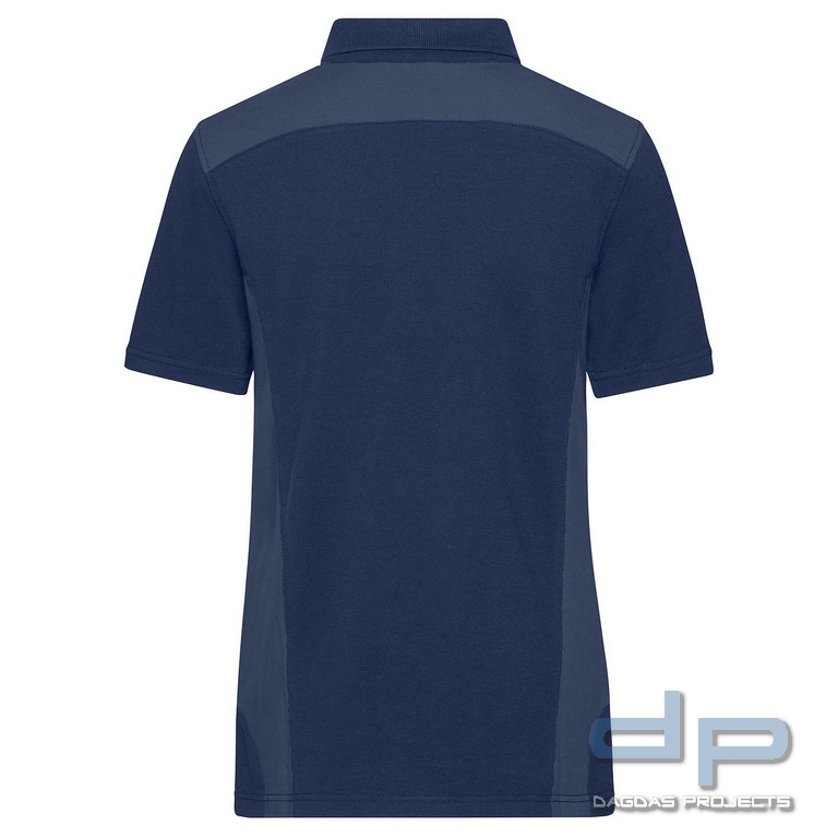 Damen Workwear Polo Shirt in verschiedenen Farben mit Aufdruck nach Wunsch auf Brust und Rücken