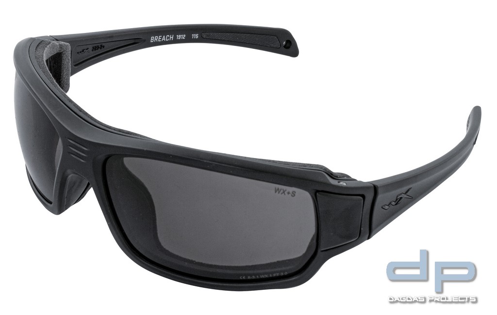 WILEY X BREACH SONNENBRILLE SMOKE GREY