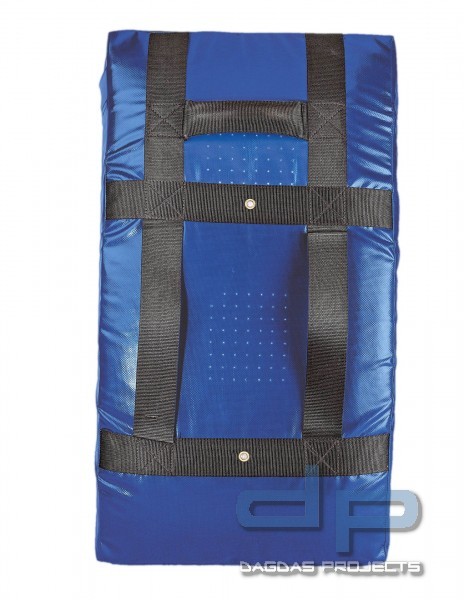 Gebogenes Schlagkissen in Blau