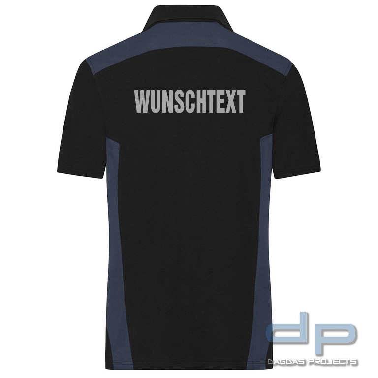 Herren Workwear Polo Shirt in verschiedenen Farben mit Aufdruck nach Wunsch auf Brust und Rücken