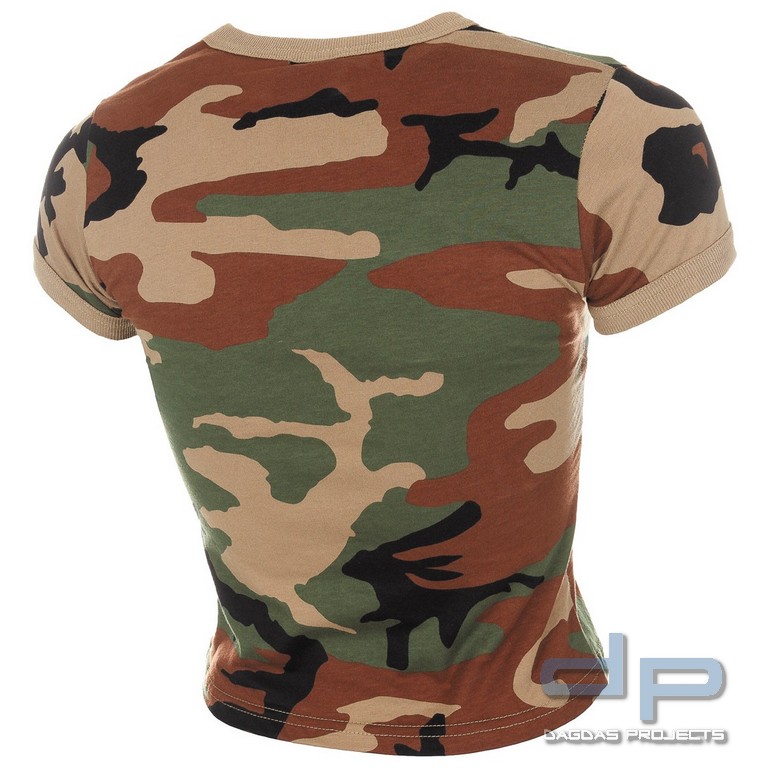 US T-Shirt, Damen, woodland