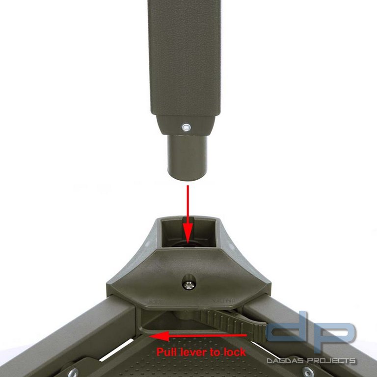 Camping Set Bushlife (1 x Tisch + 2 Stühle)