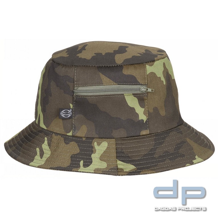 Schlapphut (Fischermütze), kleine Seitentasche, CZ tarn