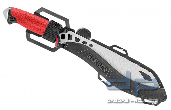 GERBER VERSAFIX PRO RED HYBRID MACHETE