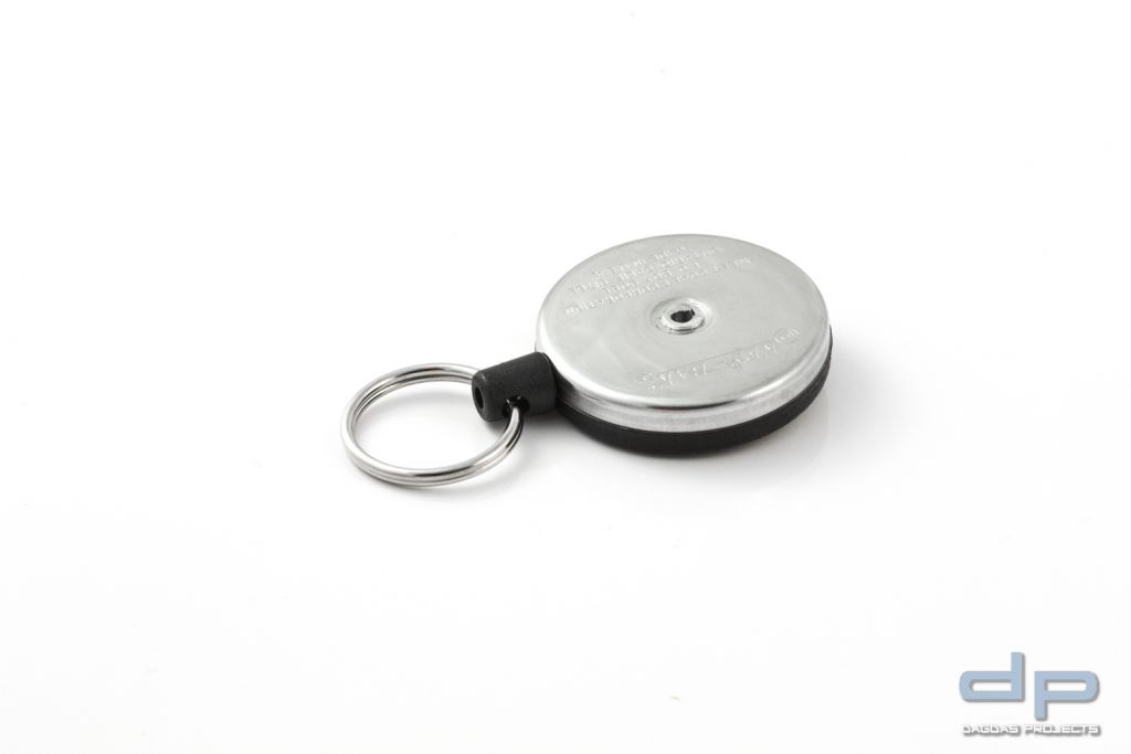 KEY-BAK, schwarz, Gewindeloch, Kevlarseil 120 cm