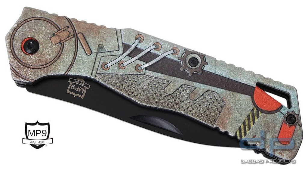MP9 Klappmesser Steampunk