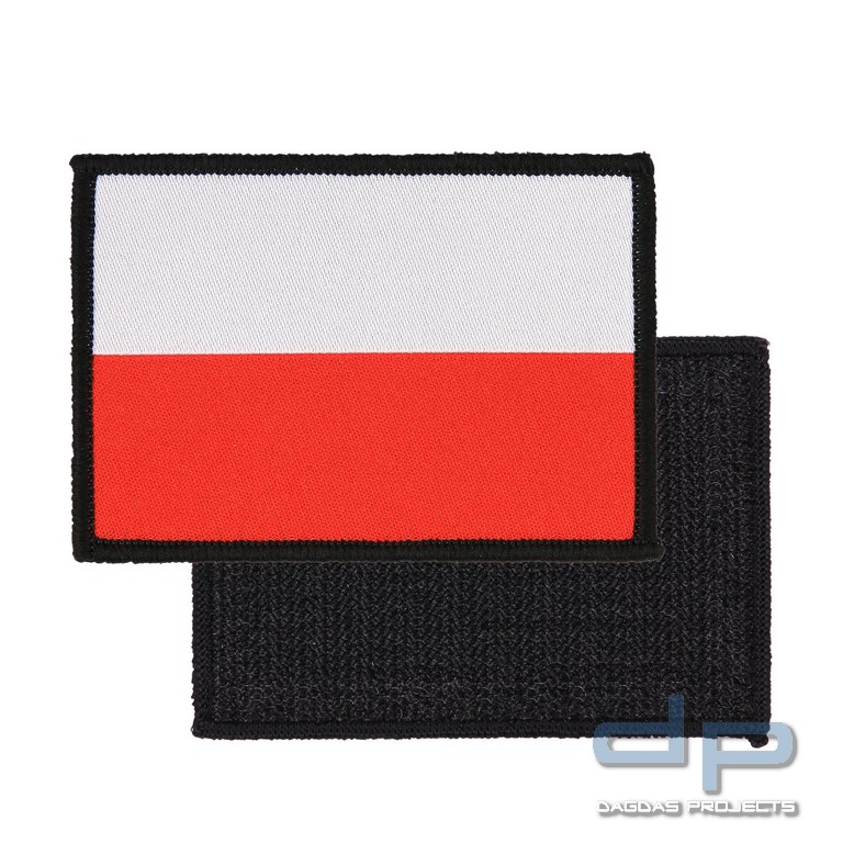 Emblem Stoff fein gewebte Flagge Polen