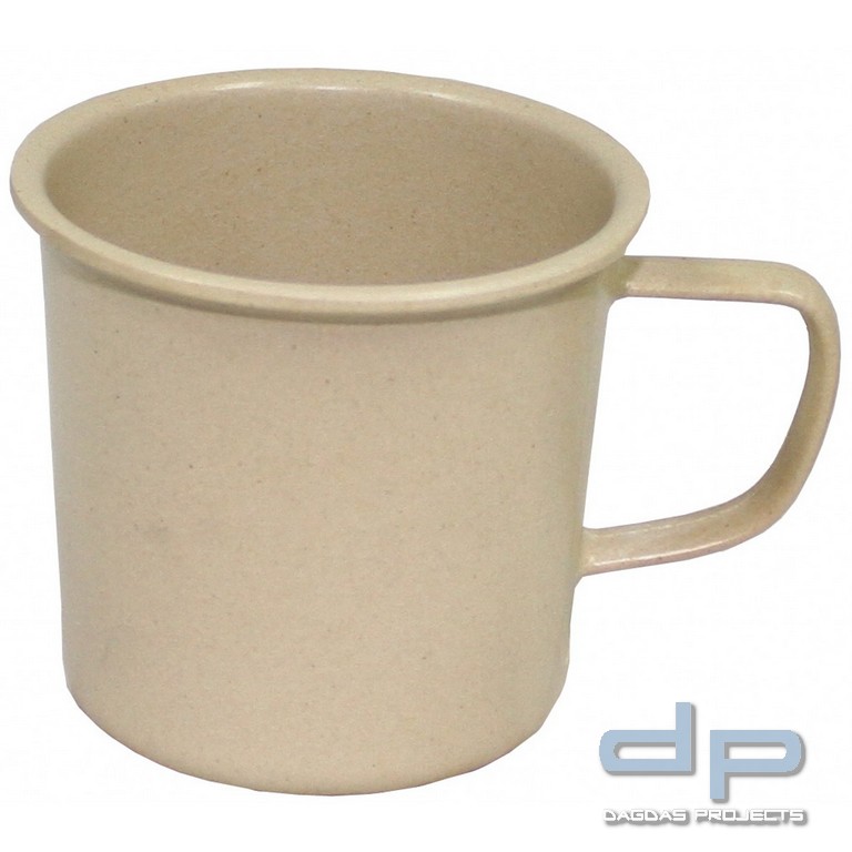 Tasse, "Bambus", braun, 400 ml, Durchm. 8,5 cm 2er Pack