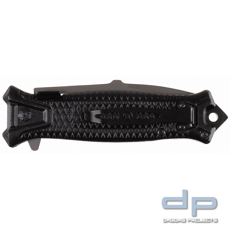 Klappmesser, "Snake", Einhand, schwarz, Metallgriff