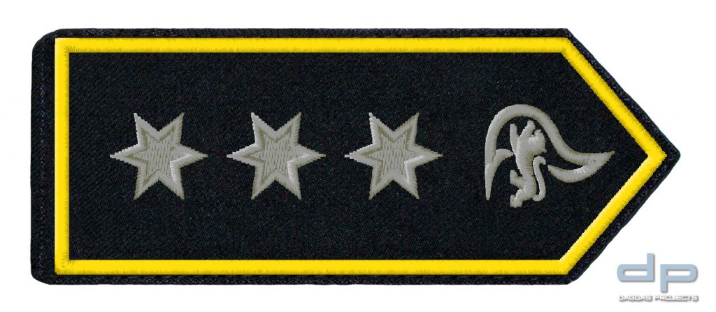 SCHULTERKLAPPENPAAR FEUERWEHR, BADEN-WÜRTTEMBERG BRANDAMTFRAU/-MANN (A11)