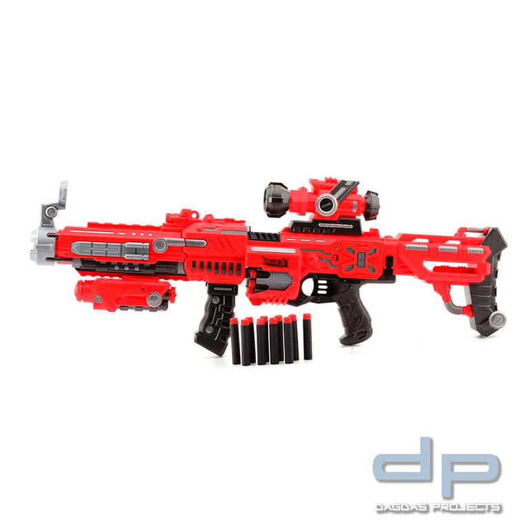 Serve & Protect shooter 75cm mit Visier + 20 Pfeile
