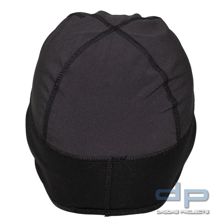 Mütze Softshell, schwarz, wasser-, winddicht