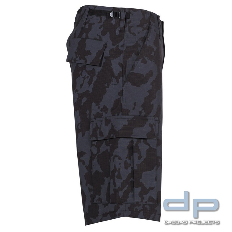 US BDU Bermuda, Rip Stop, night-camo