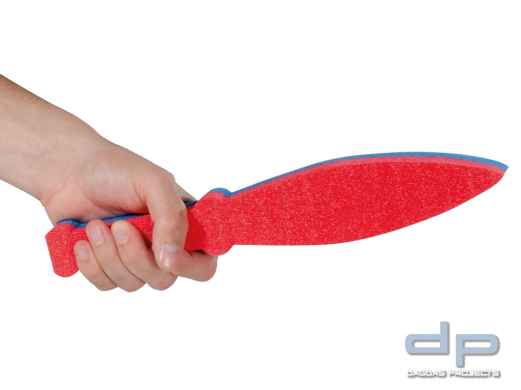 Schaumstoffmesser XPE in Rot/Blau