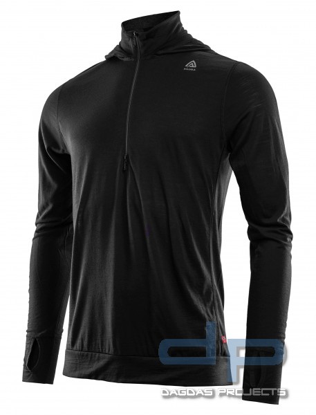 ACLIMA HERREN LIGHTWOOL HOODIE JET