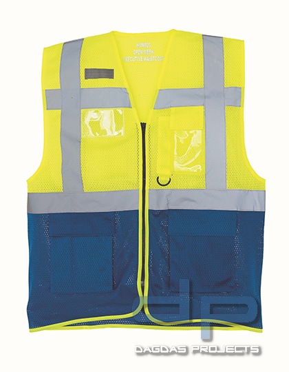 Hi Vis Top Cool Open Mesh Executive Waistcoat in verschiedenen Farben