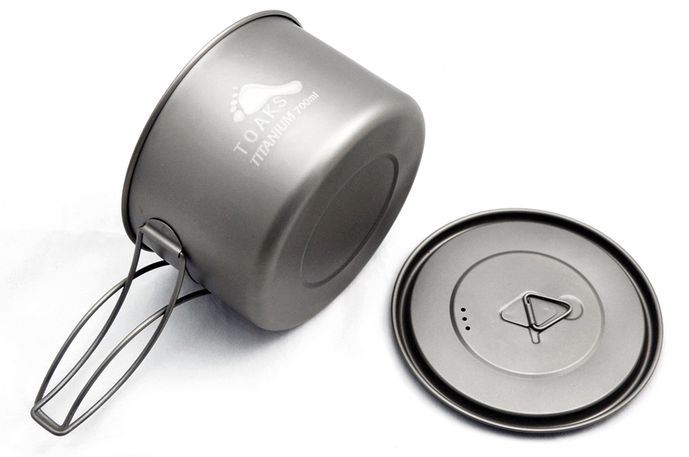 Toaks Titanium Pot 700 ml mit Deckel