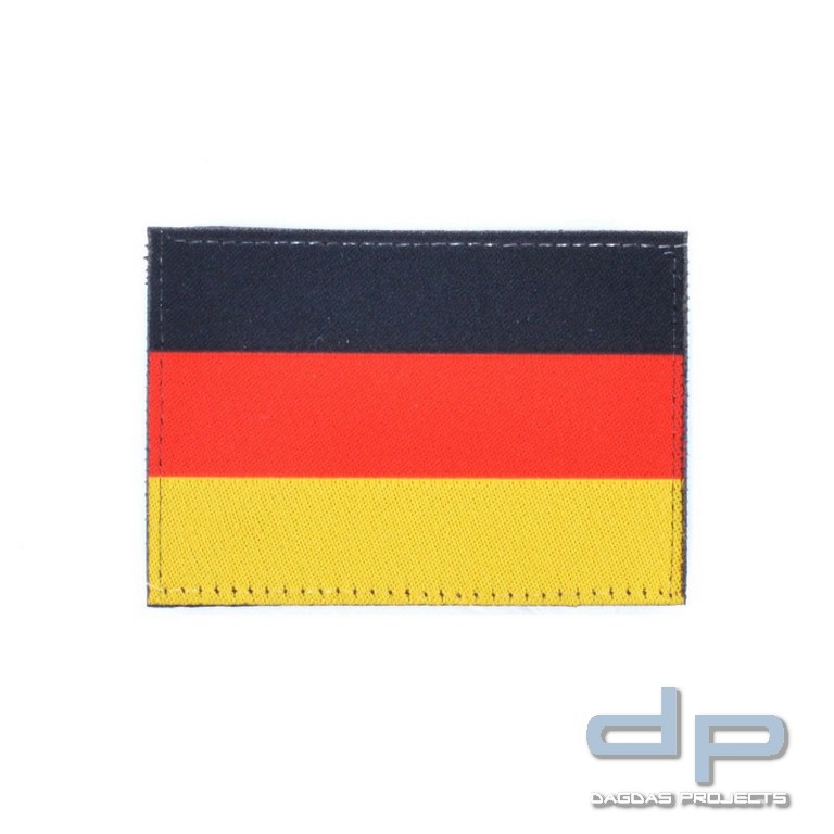 Klettabzeichen Deutschland Flagge - Textil (70 x 50 mm)