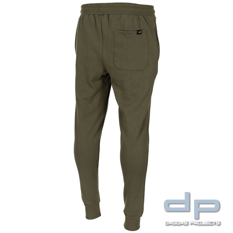 Trainingshose, "Jogger", oliv