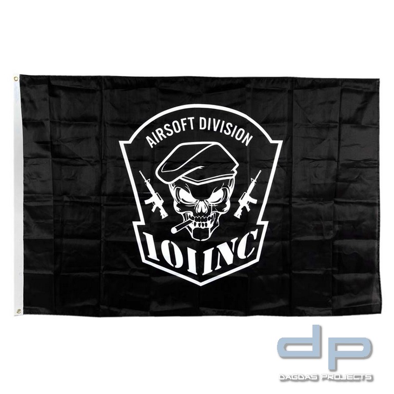Flagge 101 INC skull + Zigarre