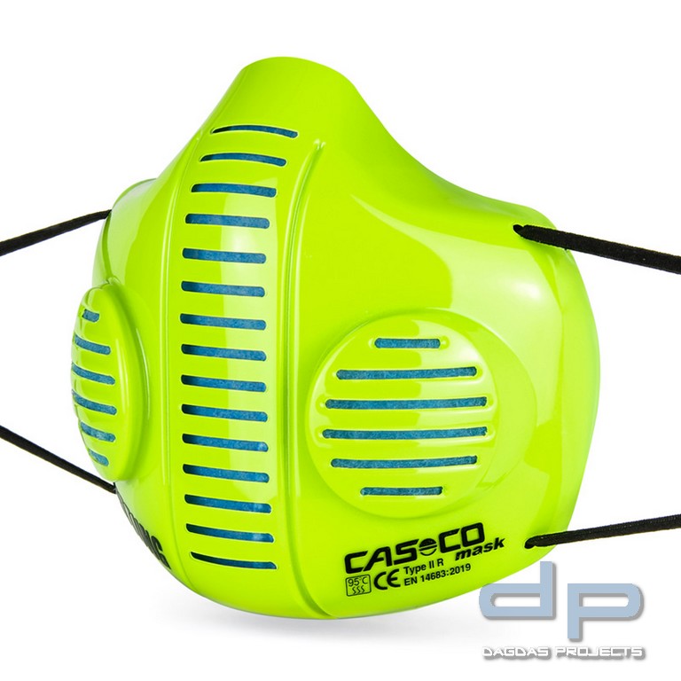 CASCO MASK 2.0 IN NEONGELB AUFDRUCK: RETTUNG