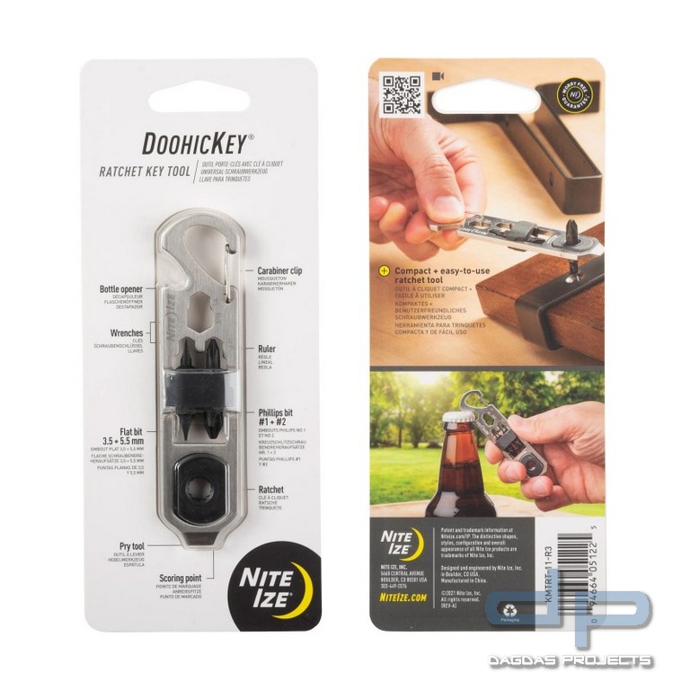 NiteIzeTM DoohicKey® Schlüsselanhänger Tool