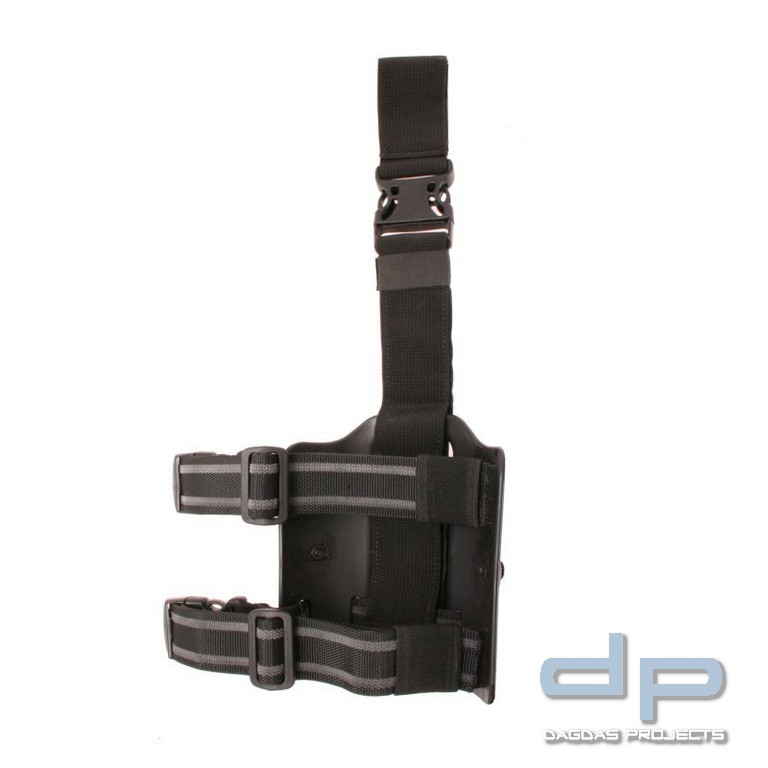 Holsterplatte komplett schwarz, BL 65mm