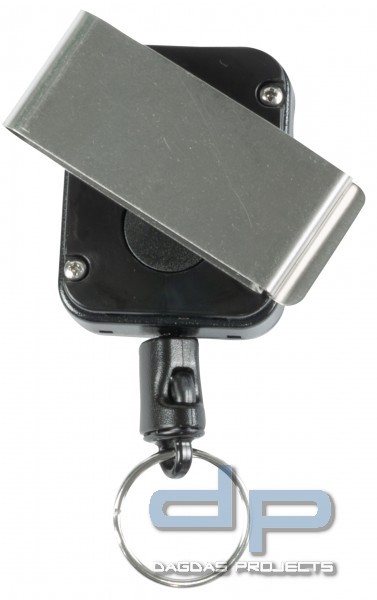 GearKeeper RT4 Schlüsselrückzieher (8 - 14 Schlüssel, drehbarer Gürtel-Clip)