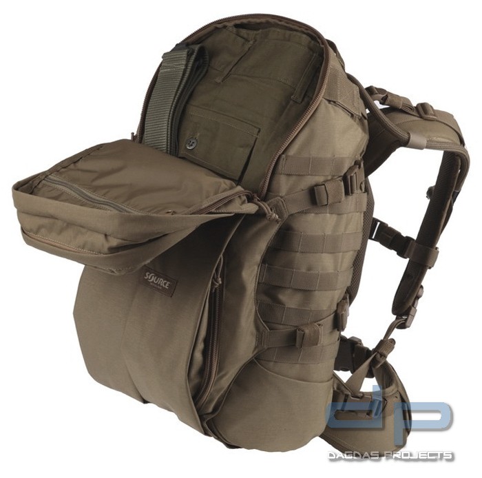 Source Double D Hydration Cargo Pack Schwarz oder Coyote
