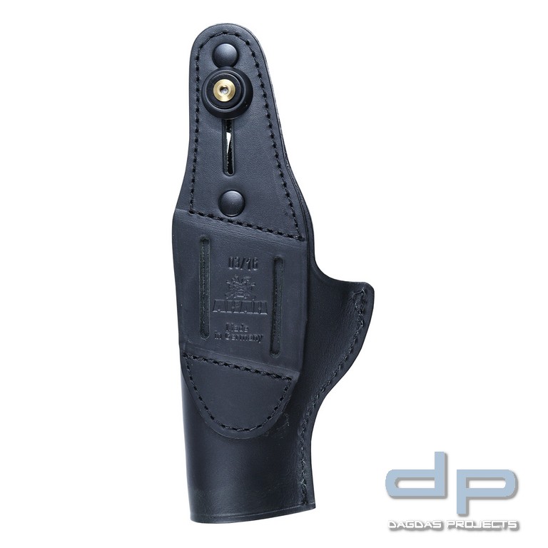 AKAH Gürtelholster ESCORT für Pistole aus Leder oder Cordura Rechtshänder