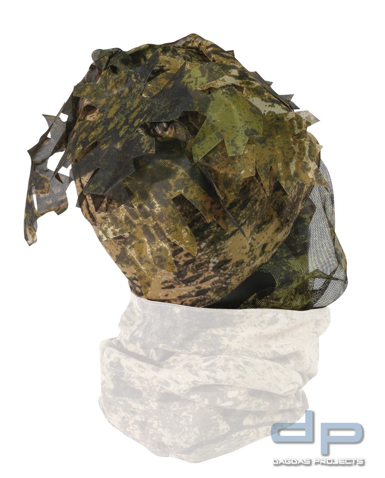 PHANTOMLEAF ORU BEANIE REVERSIBLE G2 MIT GESICHTSNETZ UND TARNSCHLAUFEN WASP Z2/Z3A