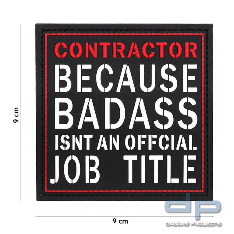 Emblem 3D PVC Contractor