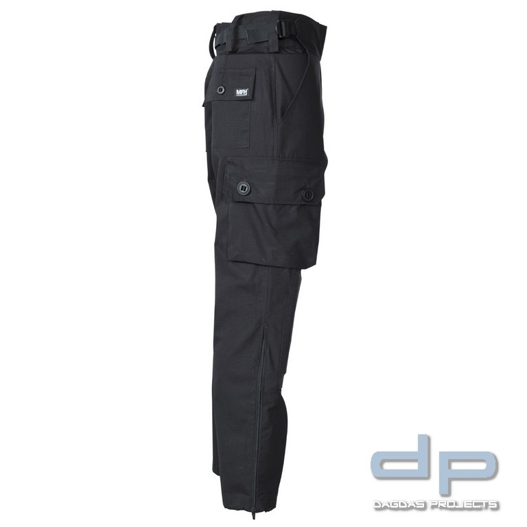 Kommandohose, "Smock", Rip Stop, schwarz Größe: XL
