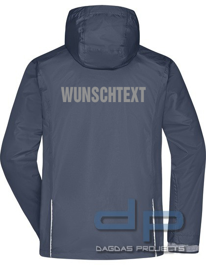 Funktionelle 3-in1 Damen Doppeljacke in Navy mit Wunschaufdruck Größe: M