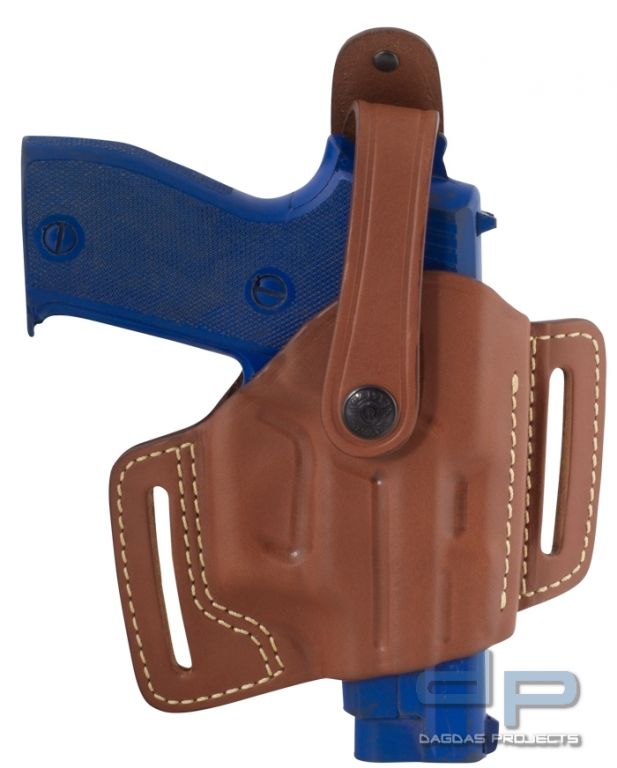 Radar Lederholster Slide Universal Braun - Rechts
