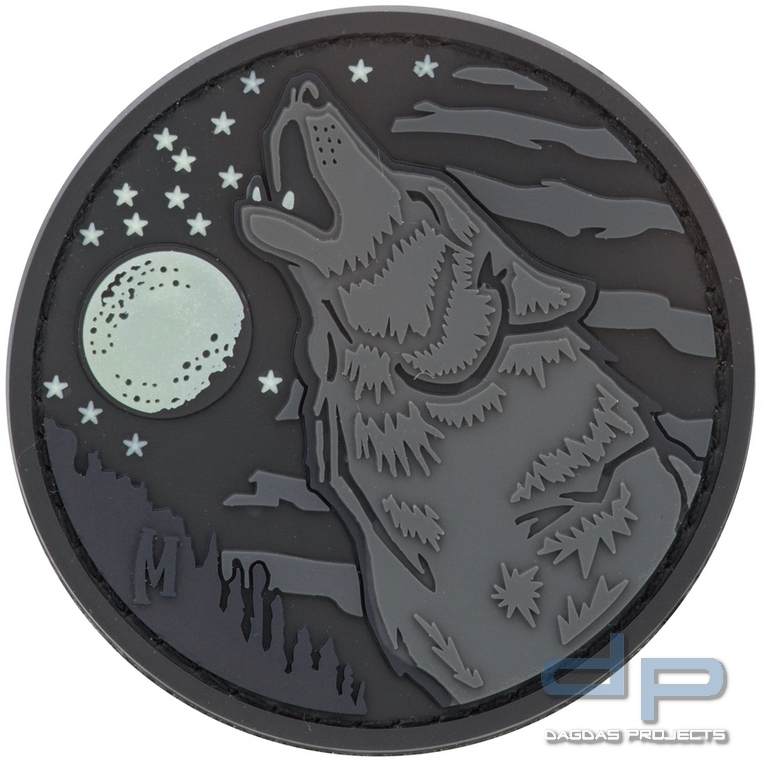 Maxpedition Rubber Patch WOLF Glow