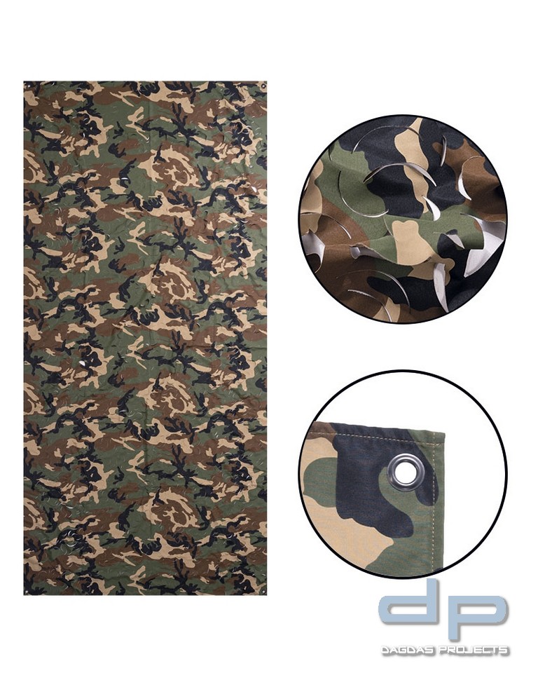 NETZ LASER CUT NYLON 1,5X3,0 WOODLAND VPE 2
