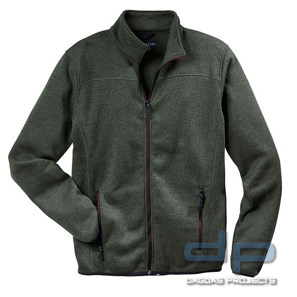 Active Strickjacke in oliv