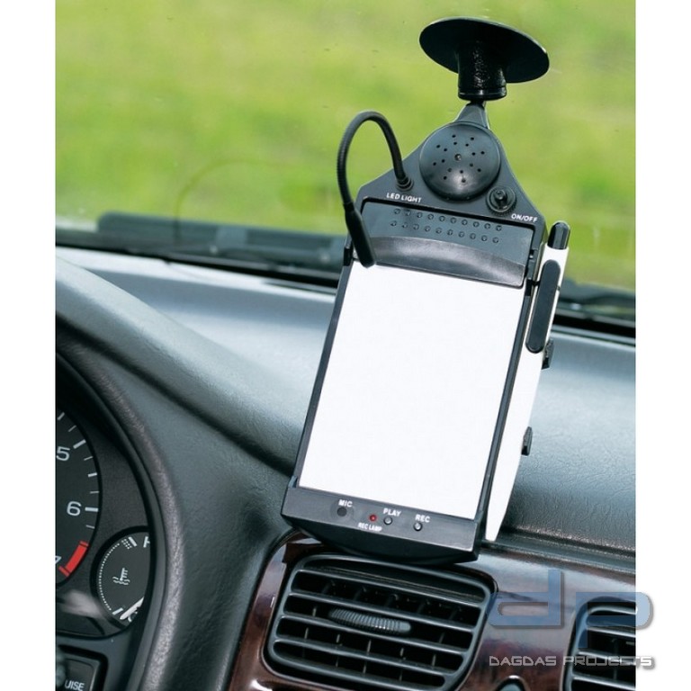 Notiz-Comfort mit Power LED Flashlight - Gelenkmechanik - Sauger-Befestigung